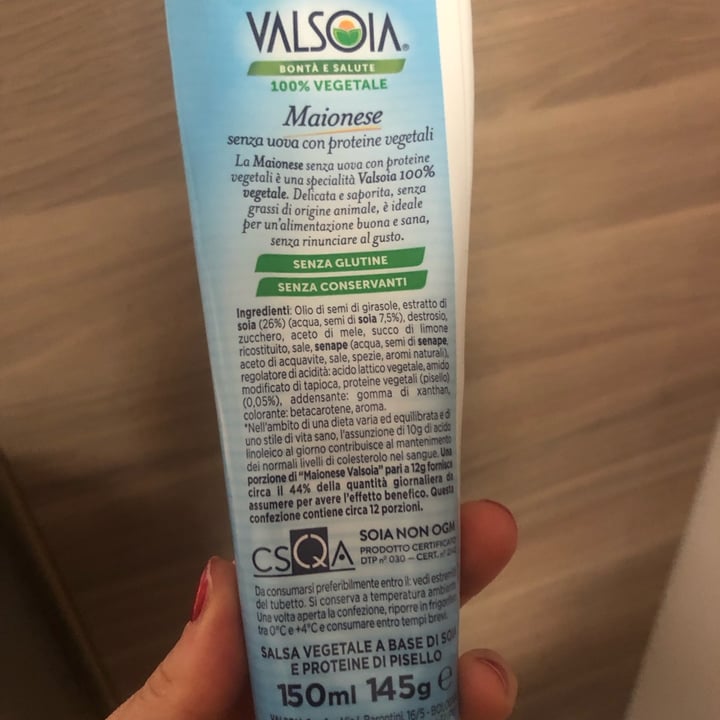 review photo of Valsoia Maionese senza uova shared by @lucid on 15 Apr 2022 - review
