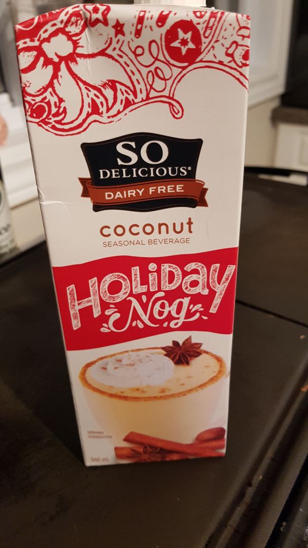 review photo of So Delicious Dairy Free Holiday Nog Coconutmilk shared by @kayleenorton on 20 Dec 2019 - review