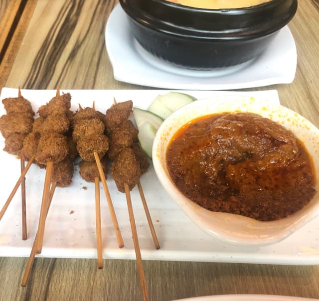 菜肴“Satay”的照片
