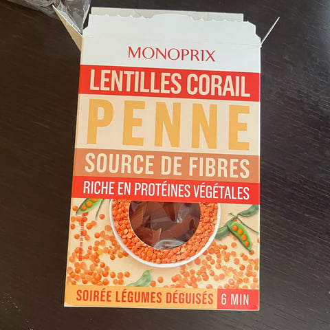 Monoprix Penne aux lentilles corail Reviews | abillion