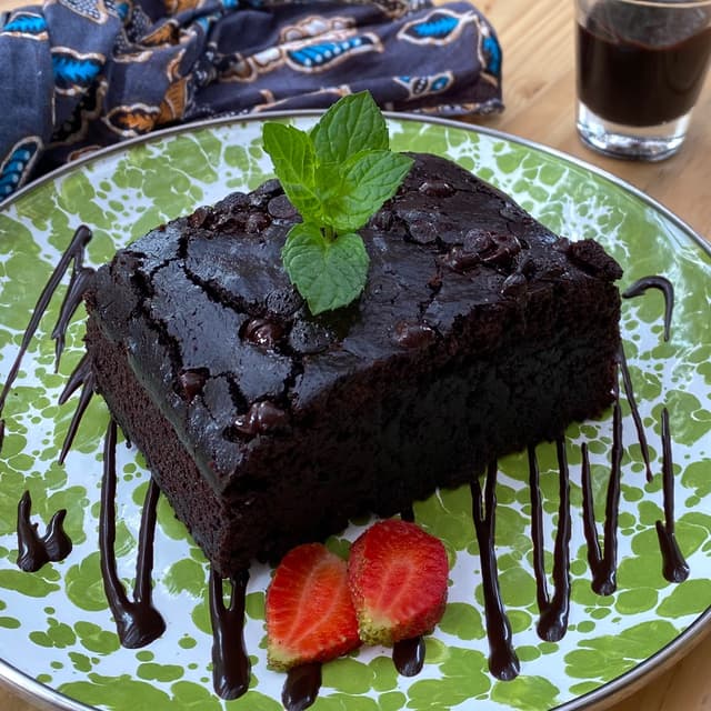 Foto do prato “Vegan Gluten-Free Zucchini Brownie”