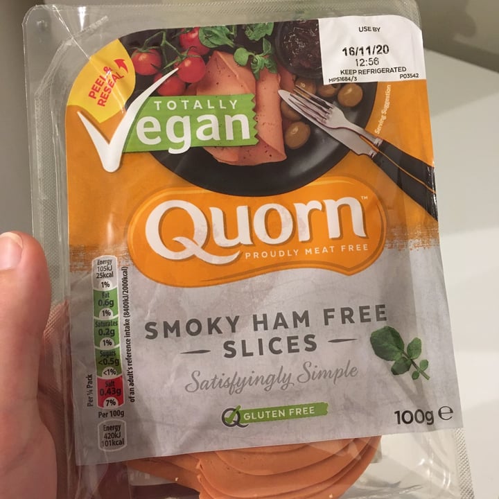 photo of Quorn Smoky Ham Free Slices shared by @alicekatyc on  25 Oct 2020 - review