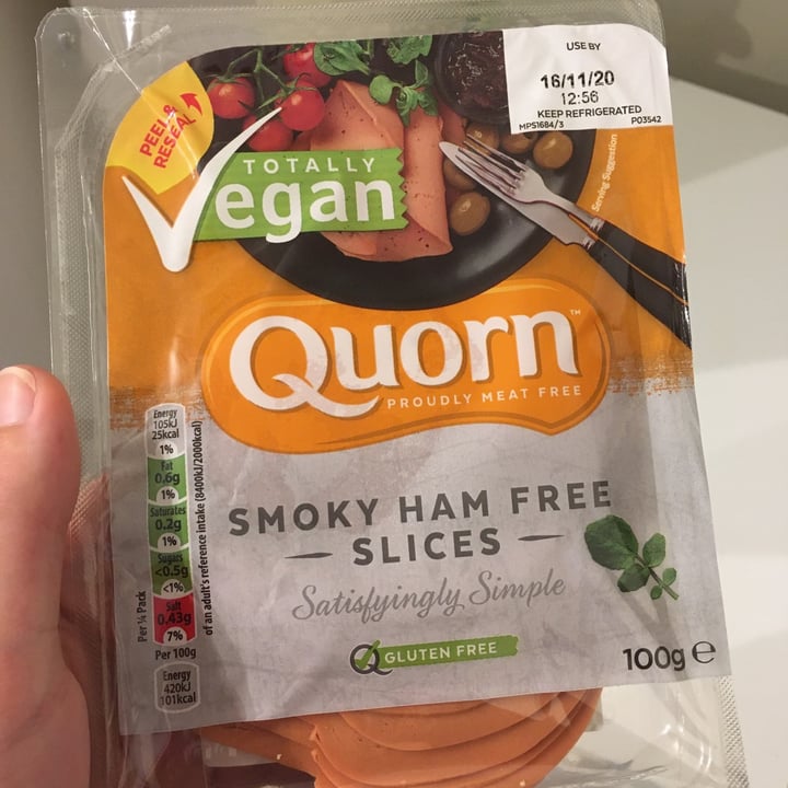review photo of Quorn Smoky Ham Free Slices shared by @alicekatyc on 25 Oct 2020 - review