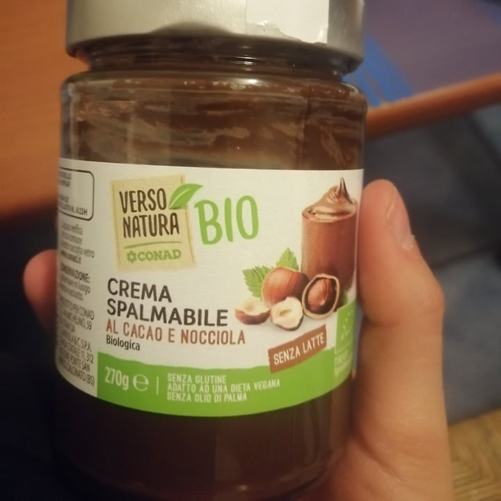 photo of Verso Natura Conad Veg Crema Spalmabile Cacao E Nocciole shared by @55alex97 on  20 Apr 2021 - review