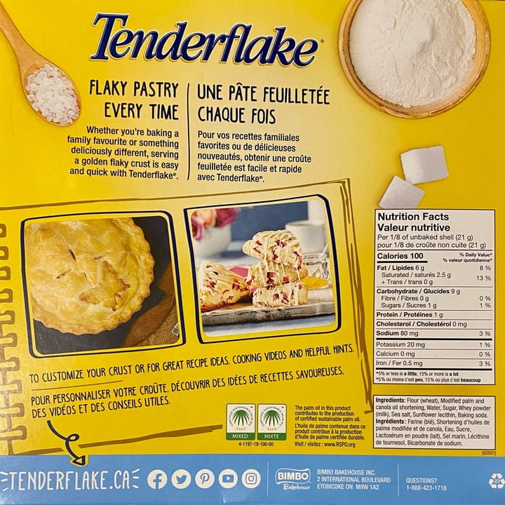 photo of Tenderflake Deep Dish Pie Shell shared by @hajojo on  18 Oct 2022 - review