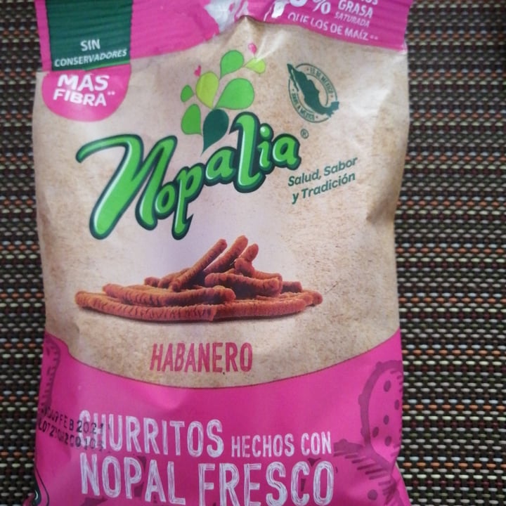 review photo of Nopalia Churritos hechos con Nopal Fresco Habanero shared by @arturitob2 on 24 Jul 2020 - review