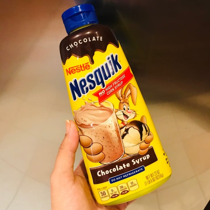 photo of Nestlé Nesquik Chocolate Syrup shared by @annika-m on  11 Nov 2020 - review