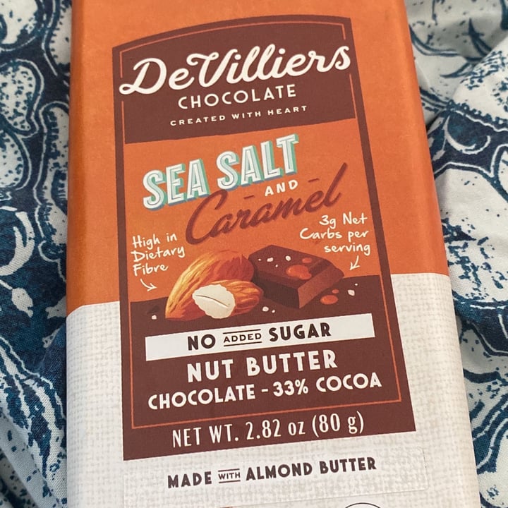photo of De Villiers Chocolate Sea salt and caramel shared by @thehestermans on  09 Oct 2021 - review
