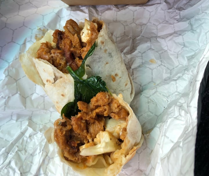 photo of Juicy Brew Spicy Chick’n Wrap shared by @korieander on  09 Aug 2020 - review
