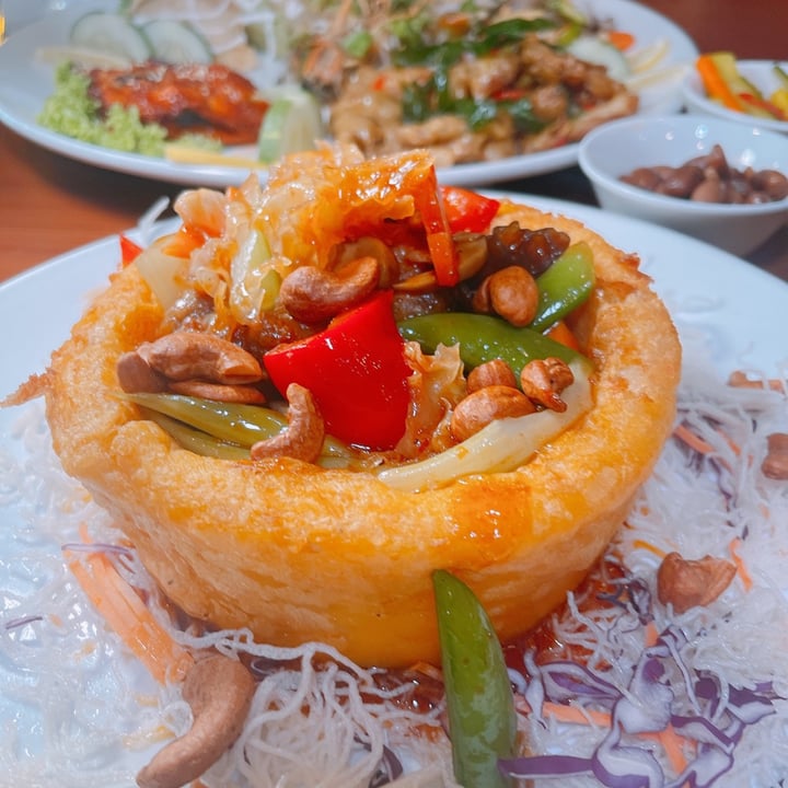 photo of New Fut Kai Vegetarian Restaurant Sweet potato ring shared by @veggiexplorer on  22 Aug 2022 - review