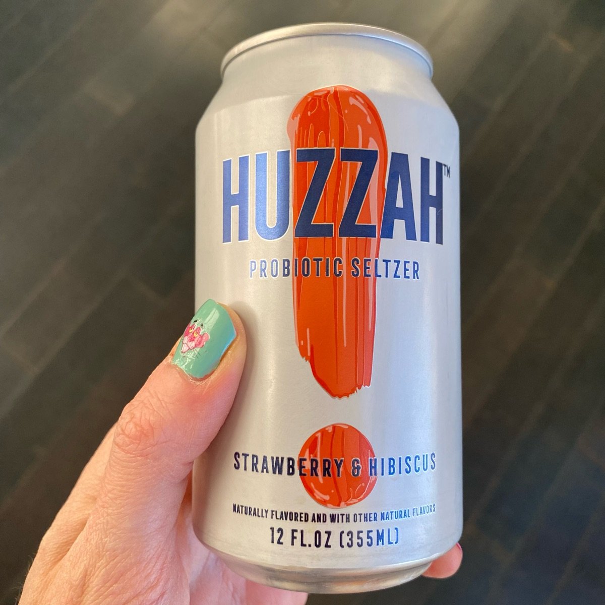Probiotic Seltzer Strawberry Hibiscus from Huzzah - Vegan Product ...