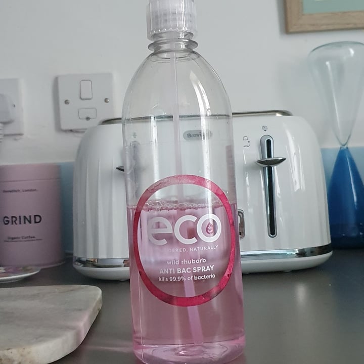 photo of Morrisons eco Wild Rhubarb Anti Bac Spray shared by @pigsaremyfriends on  20 May 2022 - review