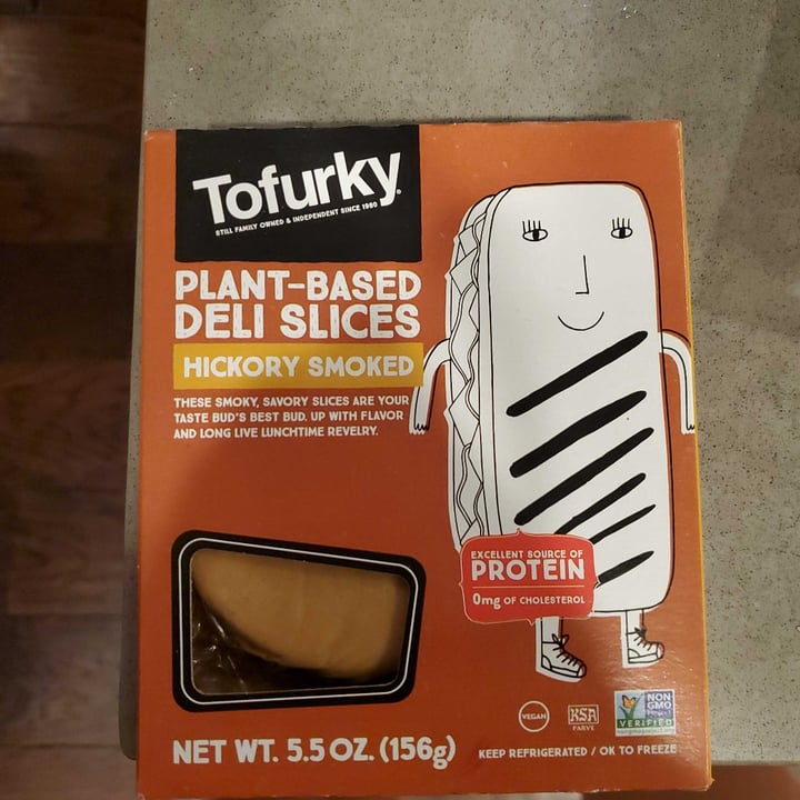 photo of Tofurky Plant Based Deli Slices Hickory  Smoked shared by @brookedelucchi on  12 Apr 2021 - review