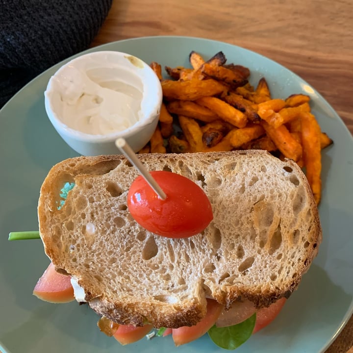 photo of The Conscious Kitchen Vegan Club Sandwich shared by @sandra12345 on  31 Mar 2022 - review