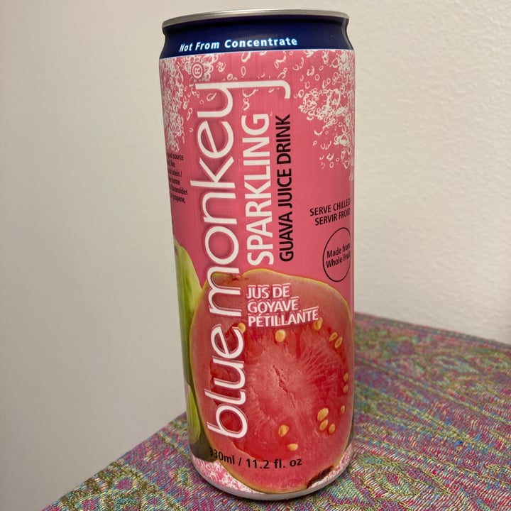 photo of Blue monkey Sparkling guava juice shared by @compassionatekisses on  09 Nov 2021 - review
