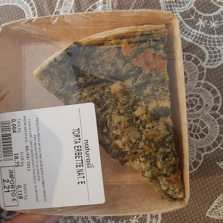 review photo of NaturaSì Torta Alle Erbette shared by @lulibeth on 03 Mar 2022 - review