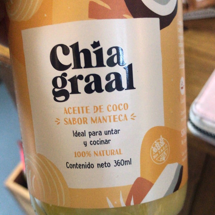 photo of Chia Graal Aceite De Coco Manteca shared by @catalinaserra on  23 Jul 2020 - review