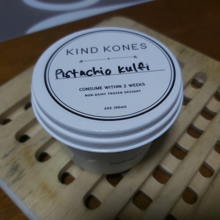 photo of Kind Kones Pistachio Kulfi Ice Cream shared by @huggsbabies on  05 Jan 2022 - review