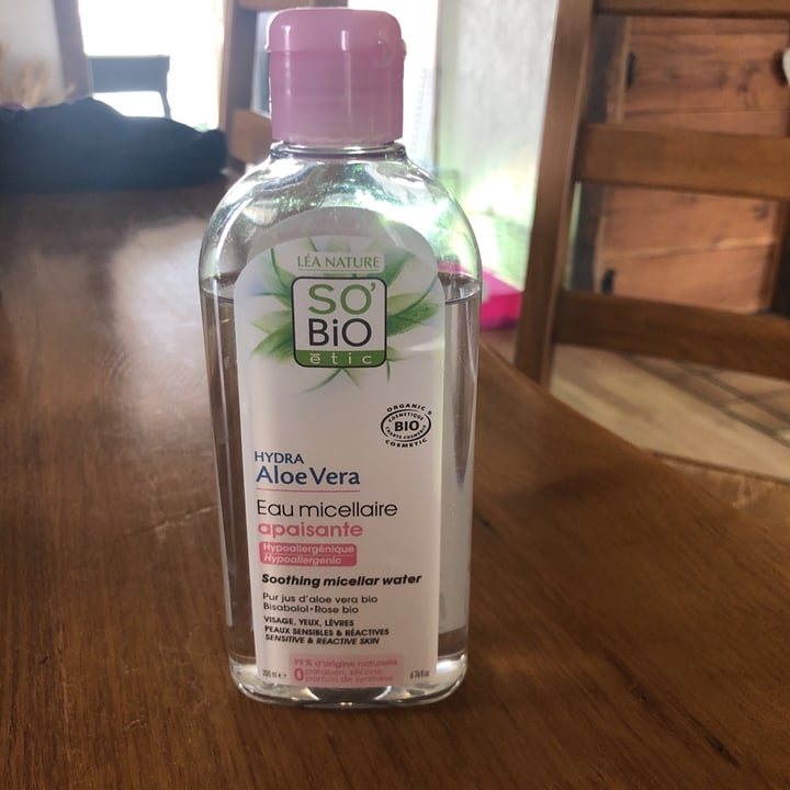 photo of SO'BiO étic Eau micellaire apaisante shared by @audrey17000 on  14 Mar 2020 - review