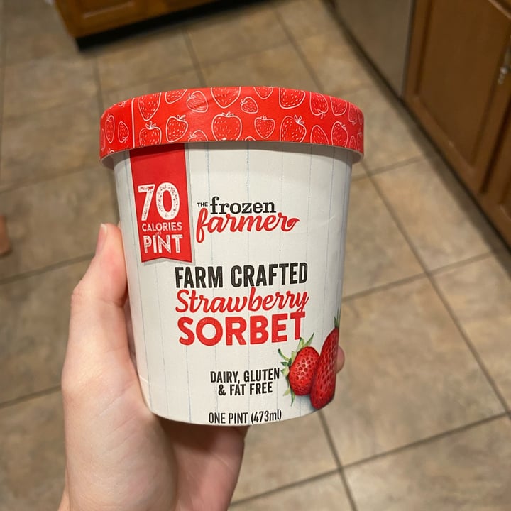 photo of the frozen farmer Farm Crafted Strawberry Sorbet shared by @brittanymiller on  07 Oct 2022 - review