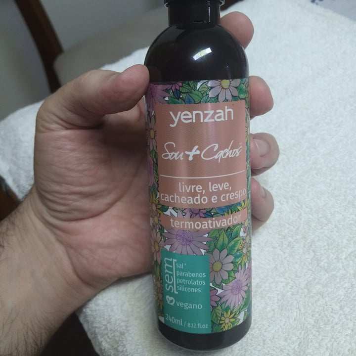 photo of Yenzah Termoativador Yenzah Sou+Cachos 240ml shared by @mrgioielli on  10 May 2022 - review