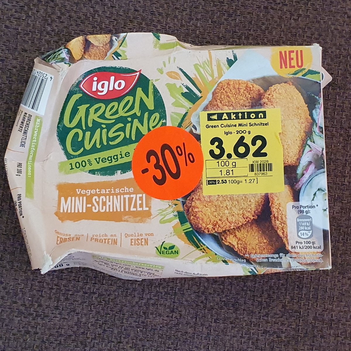 Iglo Green Cuisine Mini Schnitzel Reviews | abillion