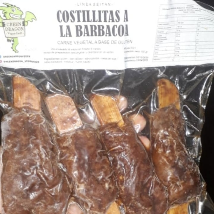 review photo of Green Dragon - Vegan food Costillitas veganas shared by @yoanamamon on 11 Nov 2020 - review
