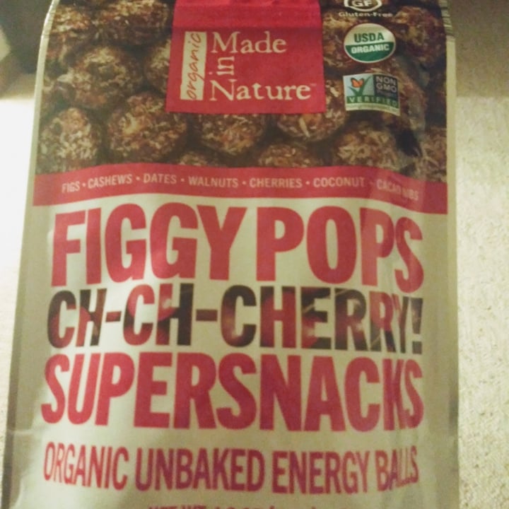 photo of Made in Nature Figgy Pops Ch-Ch-Cherry Supersnacks shared by @veg4theanimals on  21 Jan 2021 - review
