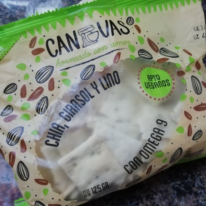 photo of Canvas Galletitas de chia, girasol y lino shared by @marusal on  20 Feb 2021 - review
