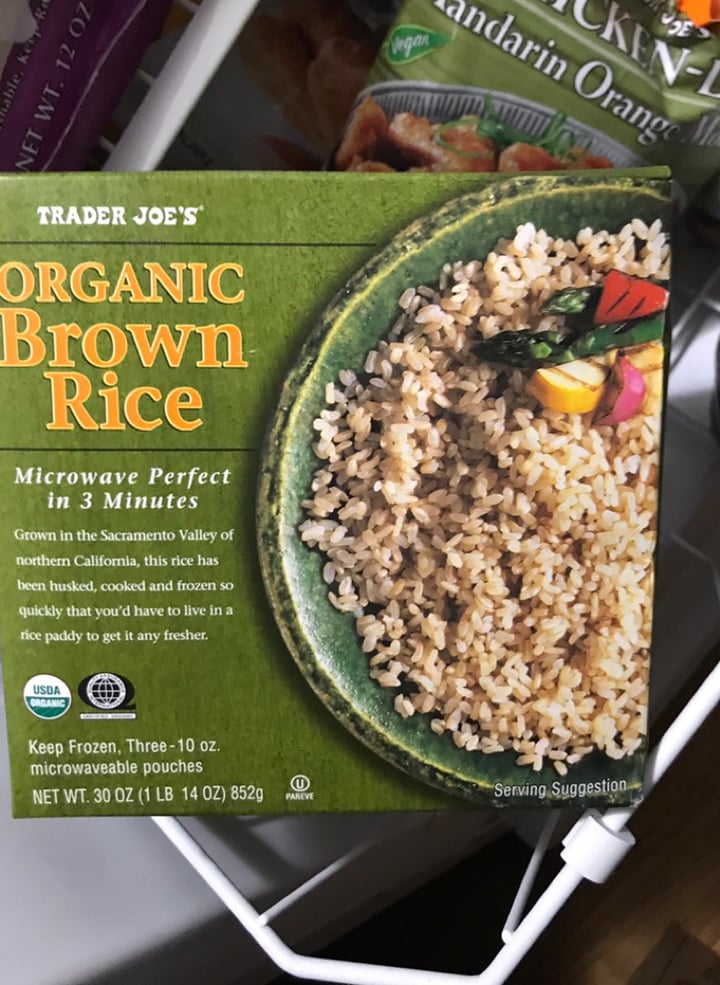 photo of Trader Joe's Organic Brown Rice shared by @mgurunathan on  26 Dec 2019 - review