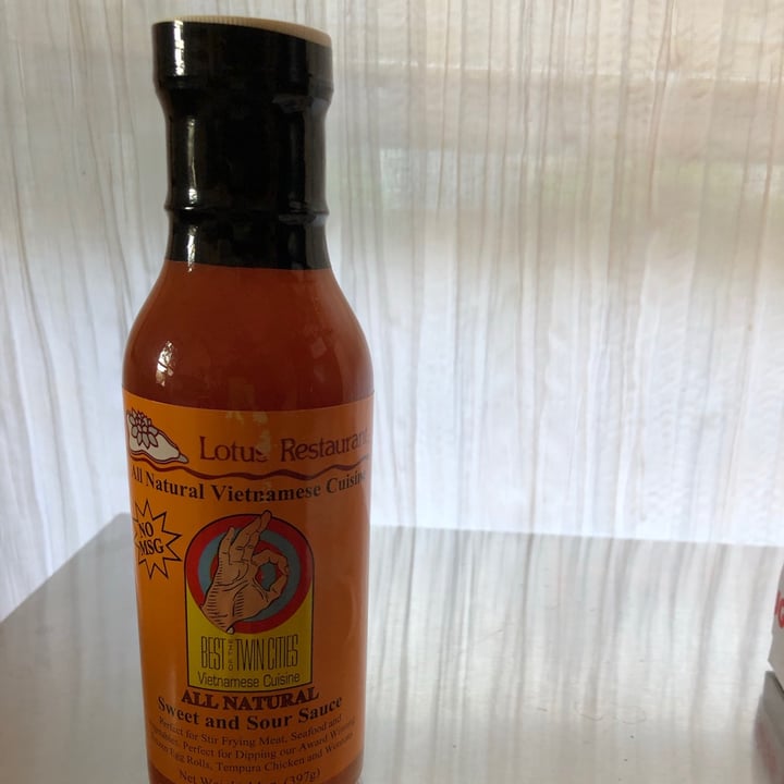 photo of Lotus restaurant Sweet and Sour Sauce shared by @k8denson on  16 Jul 2021 - review