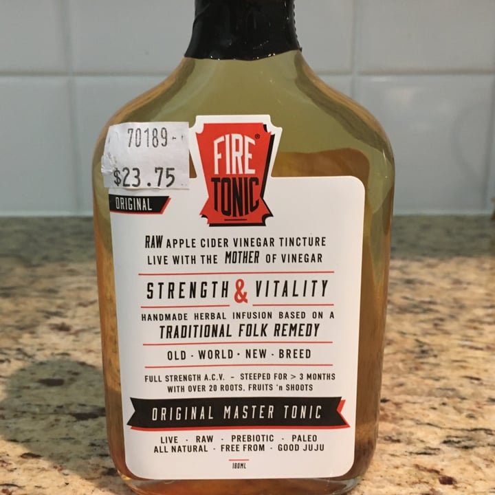 photo of Fire Tonic Raw Apple Cider Vinegar Tincture shared by @jb71 on  30 Jun 2021 - review