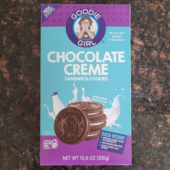 photo of Goodie girl Chocolate Creme Sandwich Cookies shared by @yourfriendjen on  03 Apr 2022 - review