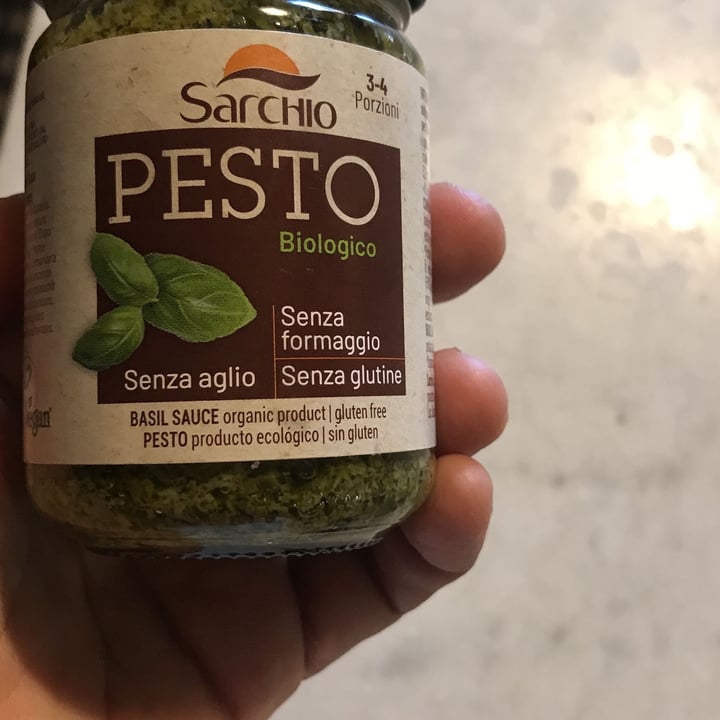 photo of Sarchio pesto biologico senza formaggio semza aglio senza glutine shared by @agapanto on  30 Jun 2022 - review