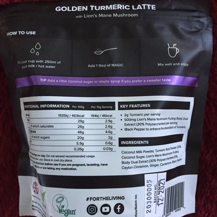 review photo of Vivo Life Magic Golden Turmeric Latte shared by @danicarmo11 on 13 Feb 2021 - review