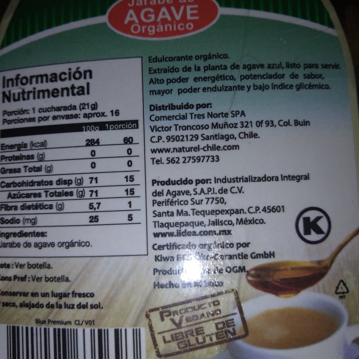 photo of Naturel Jarabe De Agave shared by @constanza0812 on  13 Jul 2021 - review