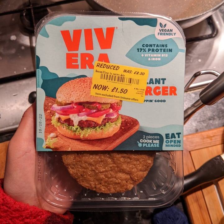photo of Vivera Plant Burger shared by @katchan on  11 Oct 2022 - review