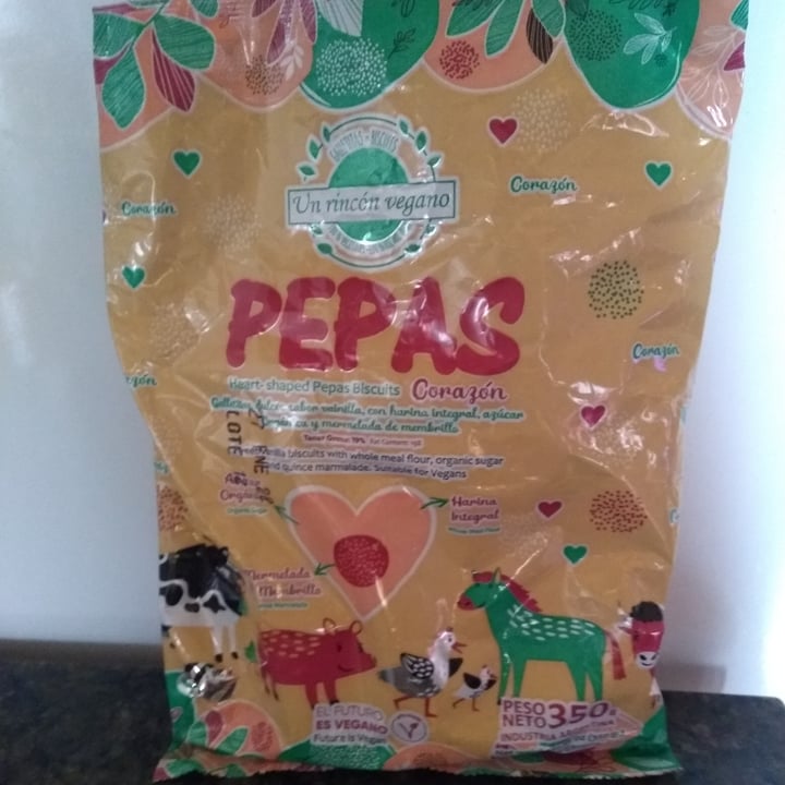 review photo of Un Rincón Vegano Pepas Galletitas Dulces con Sabor a Vainilla con Mermelada de Membrillo shared by @noraland on 10 Jun 2021 - review