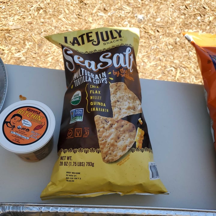 review photo of Late July Snacks Sea salt & Lime No Grain Tortilla Chips shared by @icooperm on 20 Jun 2021 - review