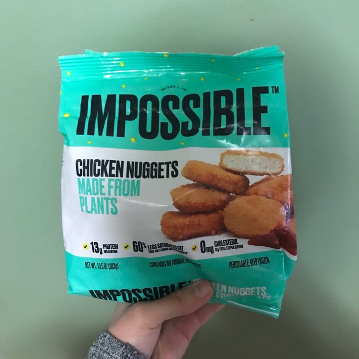 photo of Impossible Foods Chicken Nuggets shared by @plants on  16 Nov 2021 - review