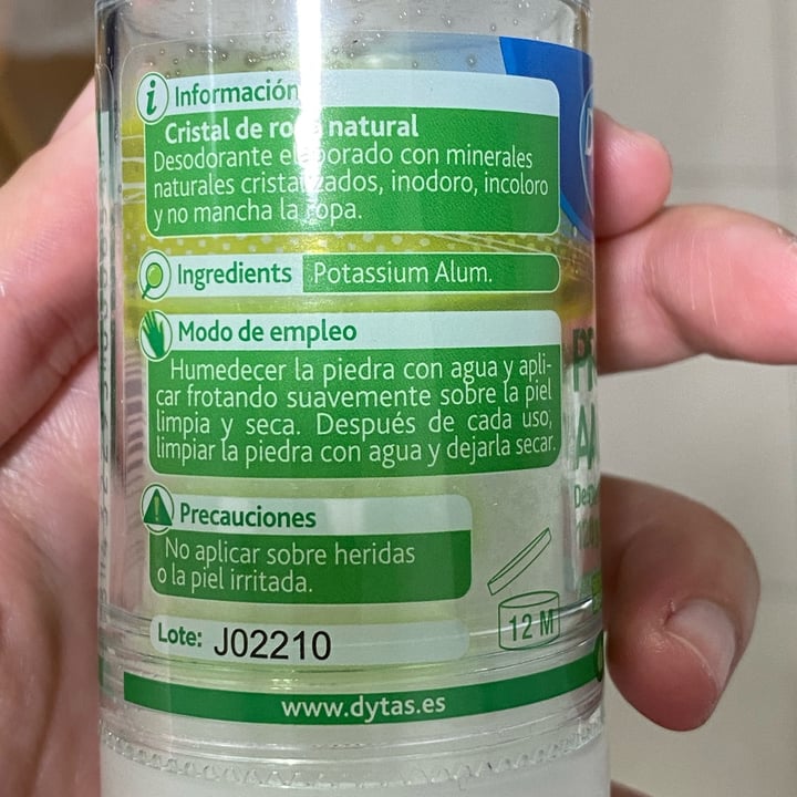 review photo of Dytas Piedra de alumbre shared by @nataliamartinez on 08 Oct 2022 - review