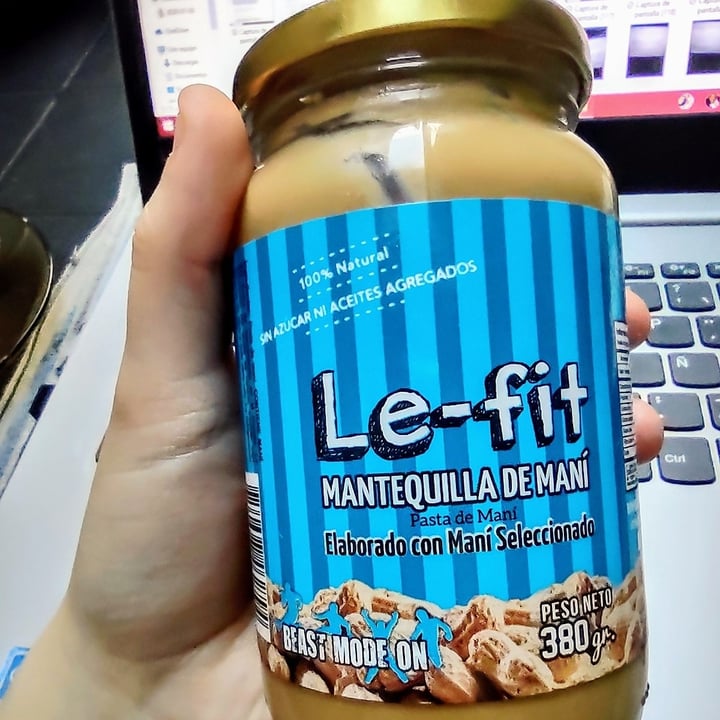 photo of Le-Fit Mantequilla De Mani Natural shared by @sofilemos on  03 Mar 2021 - review