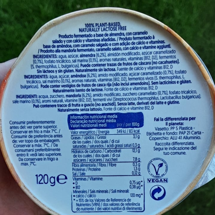 photo of Alpro absolutely almond salted caramel shared by @estbbn on  28 Jul 2022 - review