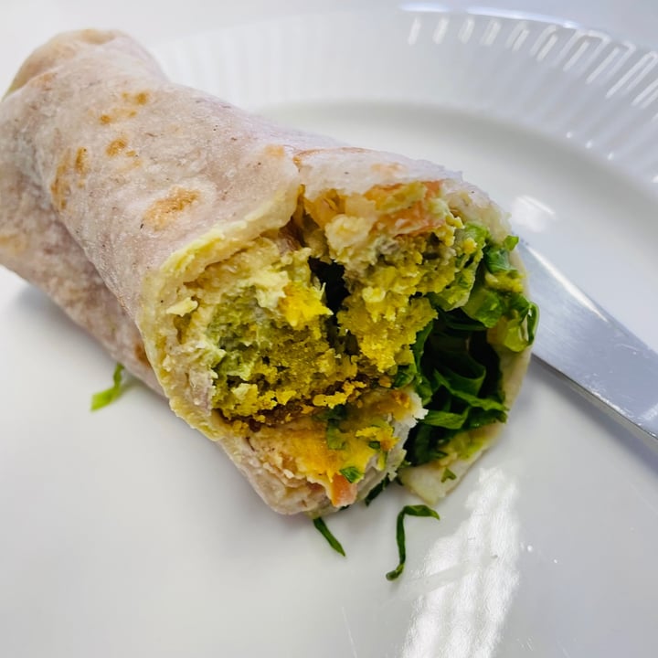 photo of Free Food* Falafel Wrap shared by @mayavegan on  08 Apr 2021 - review