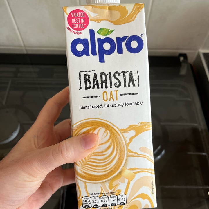 photo of Alpro Barista Oat Milk shared by @ameriamber on  06 Nov 2022 - review