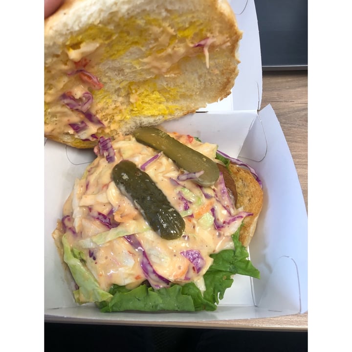 photo of The Vegan Chef Crispy Chickn Burger shared by @plainladyjane on  29 Mar 2022 - review