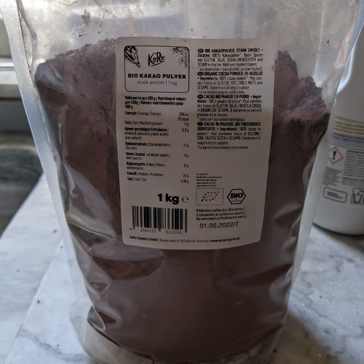 photo of Koro cacao bio in polvere shared by @cecizanini on  09 Jun 2021 - review