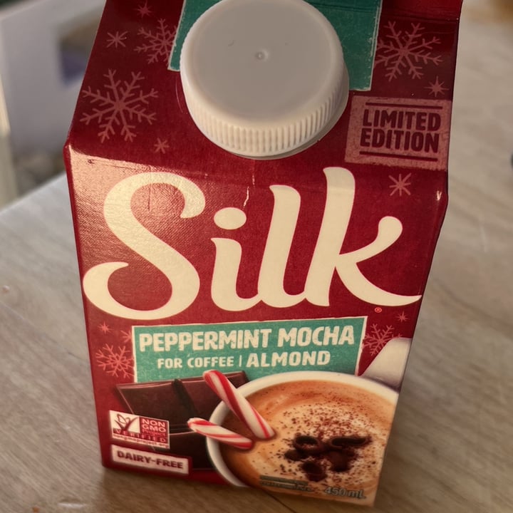 review photo of Silk Peppermint Mocha Almond coffee creamer shared by @jenj on 09 Dec 2021 - review