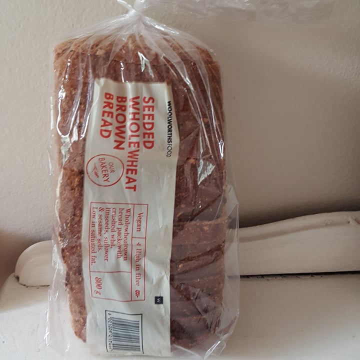 photo of Woolworths Food Seeded Wholewheat Brown Bread shared by @hippiegirl on  04 May 2020 - review