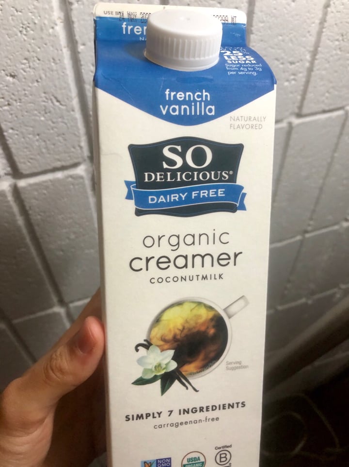 So Delicious Dairy Free Organic Creamer Coconutmilk French Vanilla Review abillion